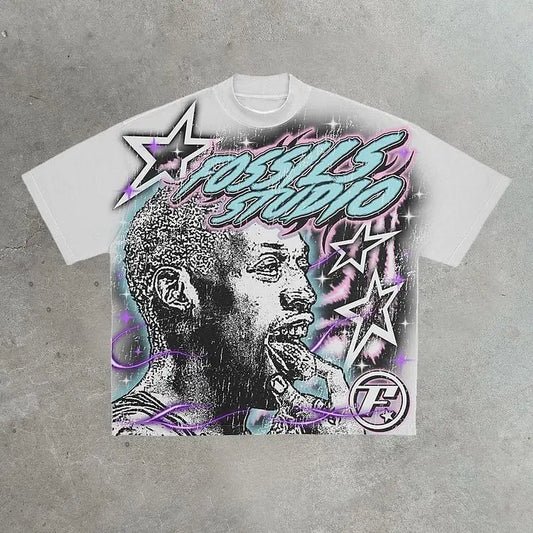 Vintage Oversize Basketball T Shirts