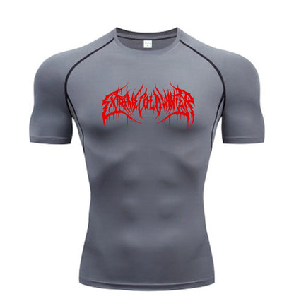 Summer Compression T-Shirt Fitness