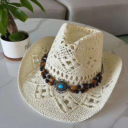 Vintage Summer Beach Bohemian Straw Hat