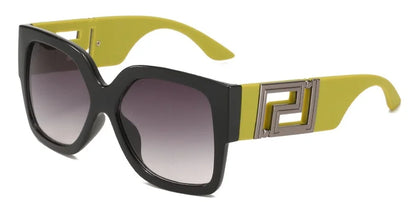 Luxury Design Oversized Sunglasses Square Retro