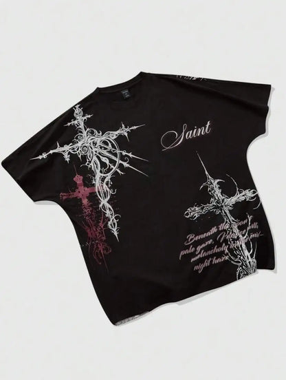 T shirt Fashion Gothic Clothing Short sleeve