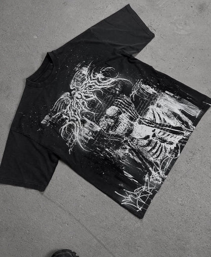 Gothic Punk Unisex T-Shirt Vintage Dark