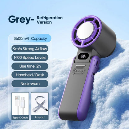 Mini Handheld  High-speed Cold Air USB Rechargeable