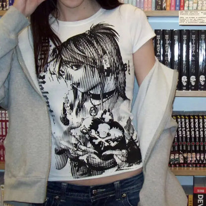 90s Vintage Emo Casual T-shirt