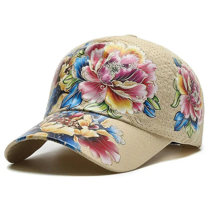 Cap Women Flower