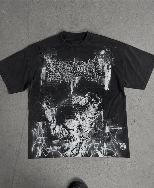 Gothic Punk Unisex T-Shirt Vintage Dark