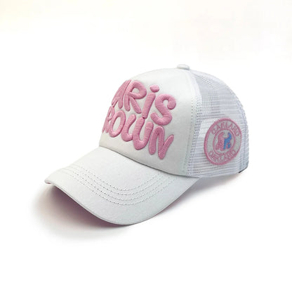 Cap summer letter embroidery