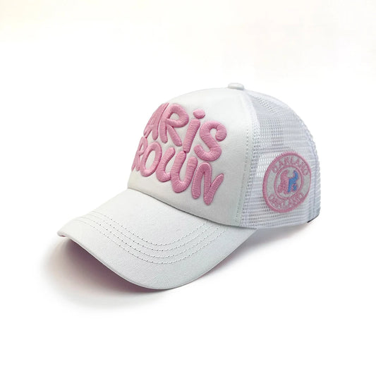 Cap summer letter embroidery