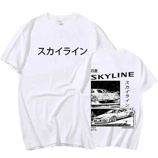 Cotton T-Shirt Drift Japan Anime