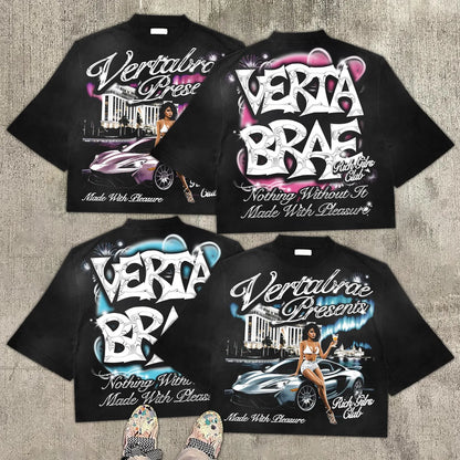 street hip-hop Harajuku loose round neck shirt