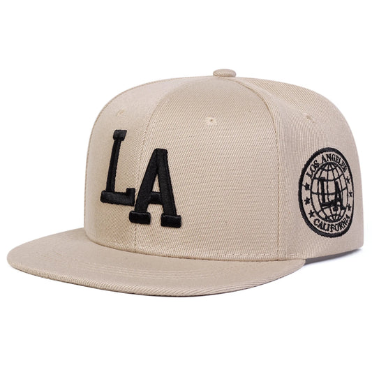 Letter Embroidery Hip-hop Cap L.A