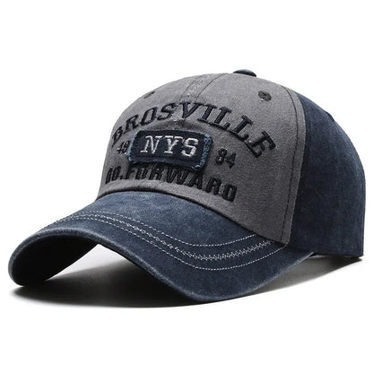 Baseball Cap Casual  Letter Embroidered Brosville NYS