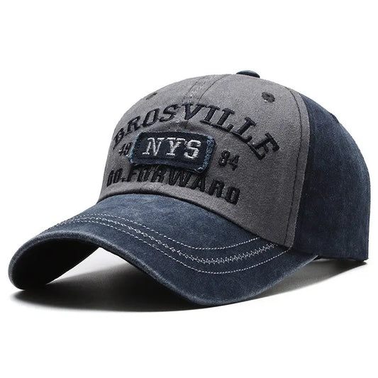 Baseball Cap Casual  Letter Embroidered Brosville NYS