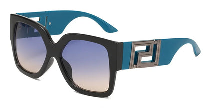 Luxury Design Oversized Sunglasses Square Retro