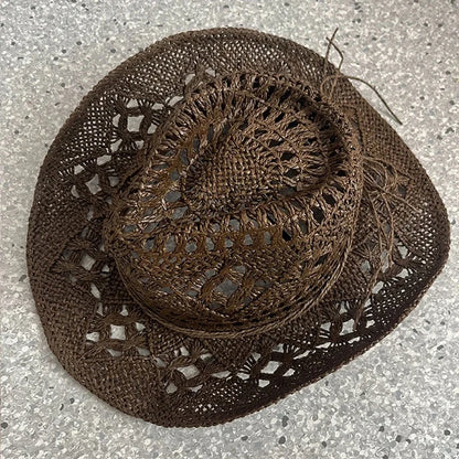 Vintage Summer Beach Bohemian Straw Hat