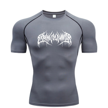 Summer Compression T-Shirt Fitness