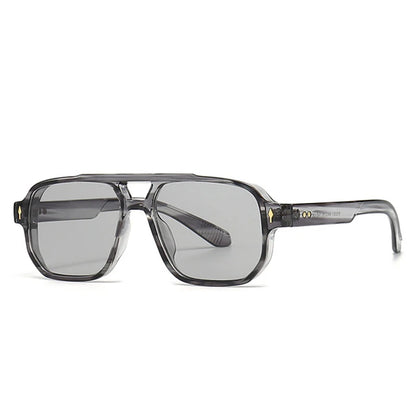 Double Bridges Square Sunglasses men
