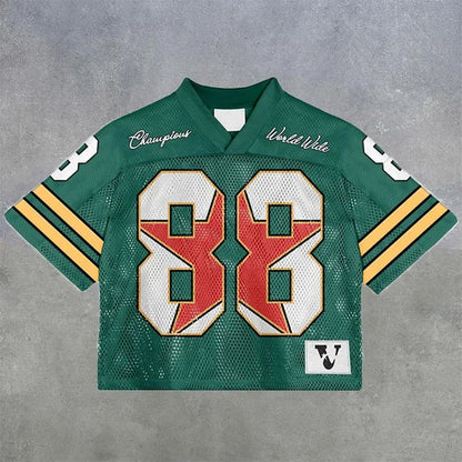 American trendy football jerseys retro streetwear