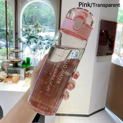 Transparent Water Bottle Portable