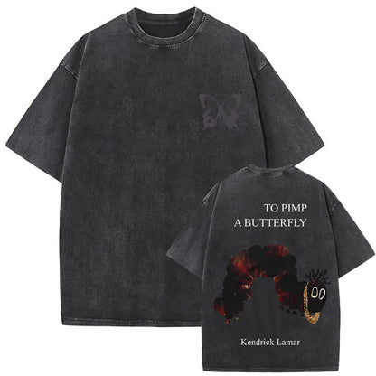 Kendrick Lamar Washed Vintage T-shirt