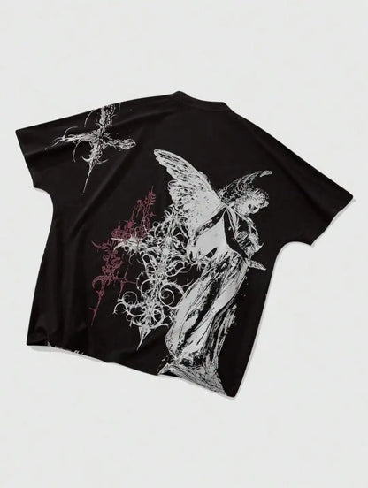 T shirt Fashion Gothic Clothing Short sleeve