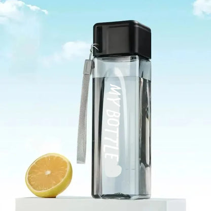 1 Pcs Clear Square Drinking Glass