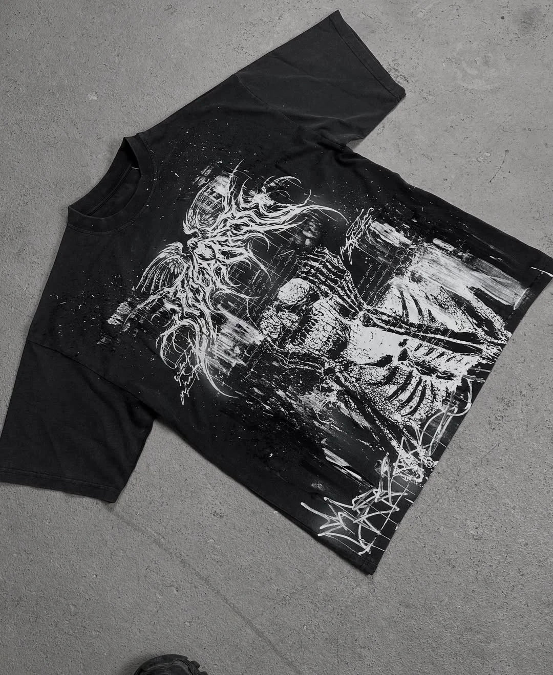 Gothic Punk Unisex T-Shirt Vintage Dark