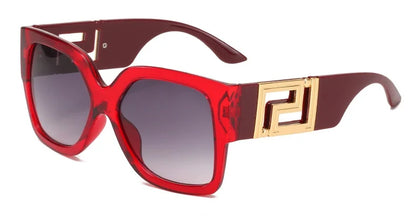 Luxury Design Oversized Sunglasses Square Retro