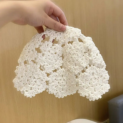 Breathable Lace Floral Beret