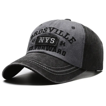 Baseball Cap Casual  Letter Embroidered Brosville NYS