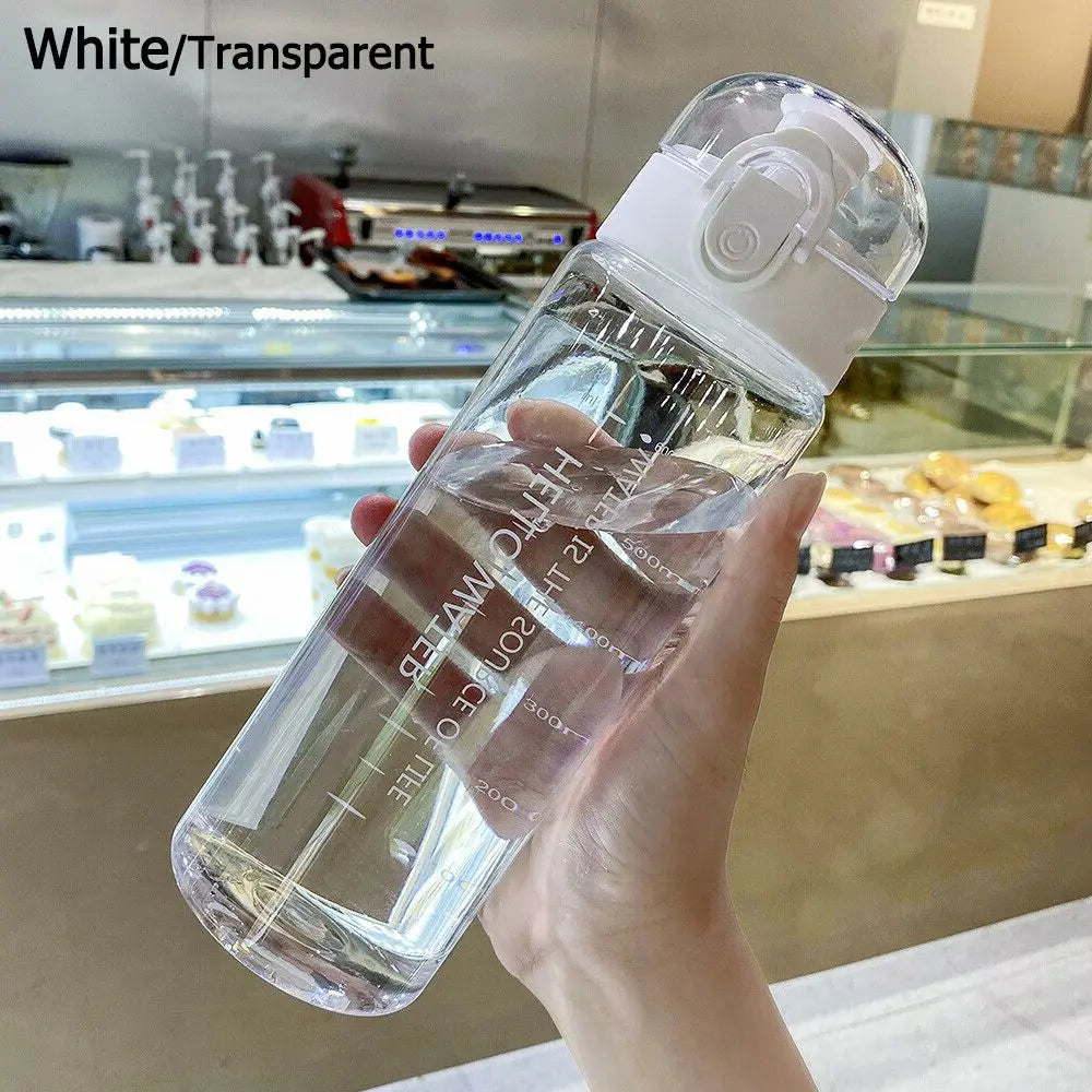 Transparent Water Bottle Portable