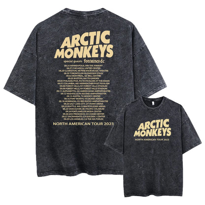 Retro Rock Arctic Monkeys T-Shrit Vintage Washed
