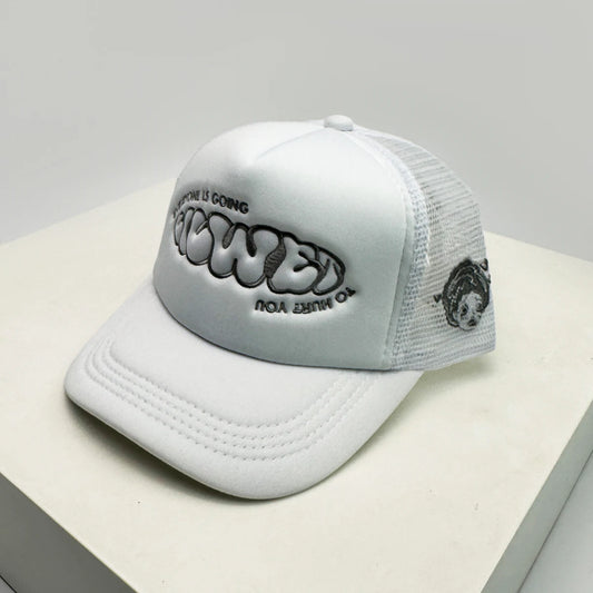 Printed Letter Embroidery Baseball Cap