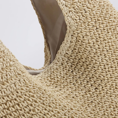 Fashion Rattan Shoulder Bags Wikcer Woven