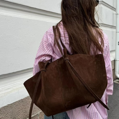 Luxury Suede Tote Bags Designer Vintage